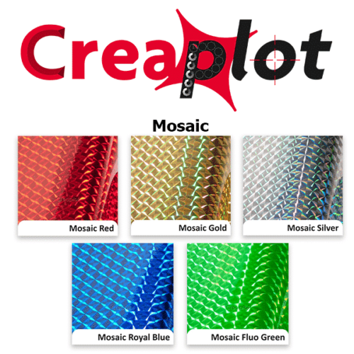 Stickerfolie met mosaic effect