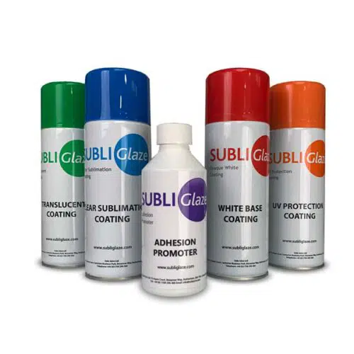 Coating spray voor sublimatie producten.