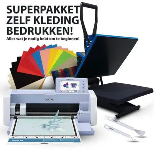Op Voorraad!, Compleet pakket kleding bedrukken, Inclusief zeer complete accessoires set