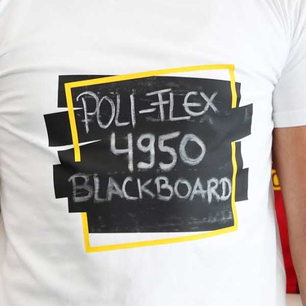 Krijtbord flexfolie te beschrijven met krijtjes blackboard