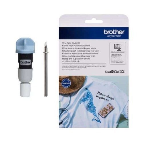 Flex en Vinyl Houder en mes Brother ScanNCut SDX