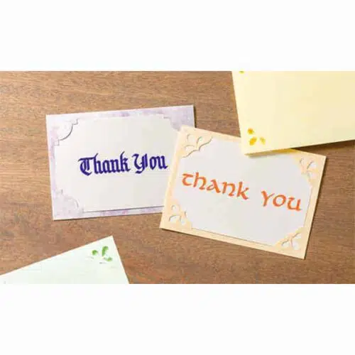 Kalligrafie lettertype collectie