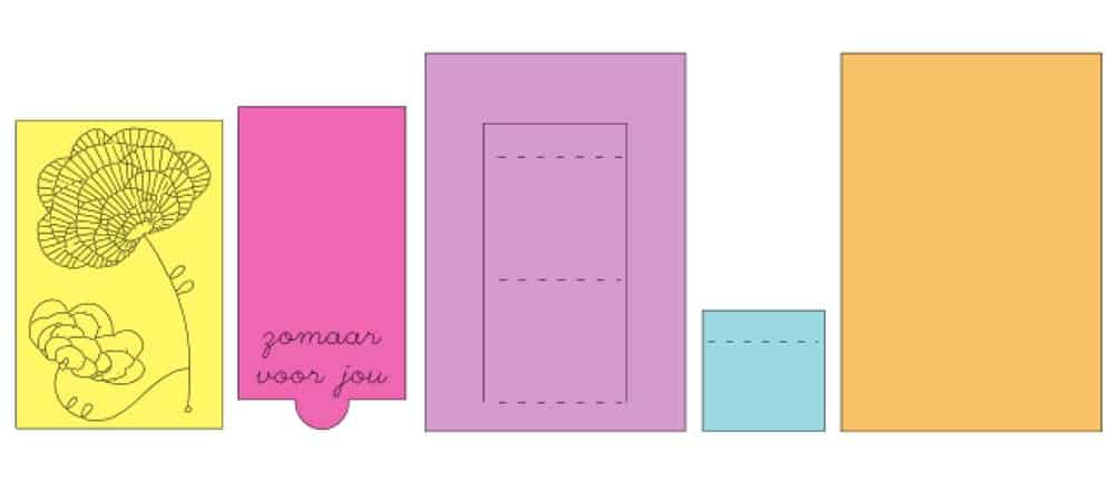 Pop up kaart met tekening maken