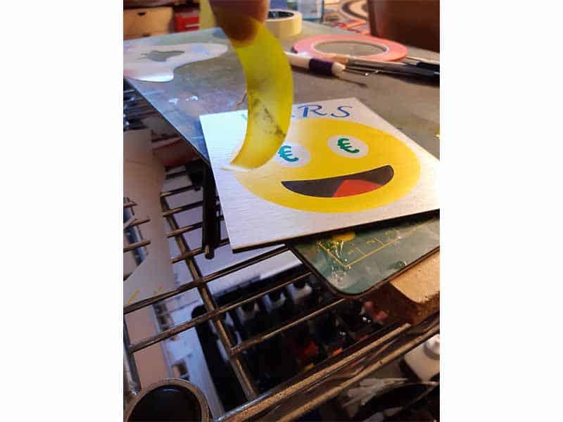 Airbrushen met maskeerfolie en een ScanNCut snijplotter