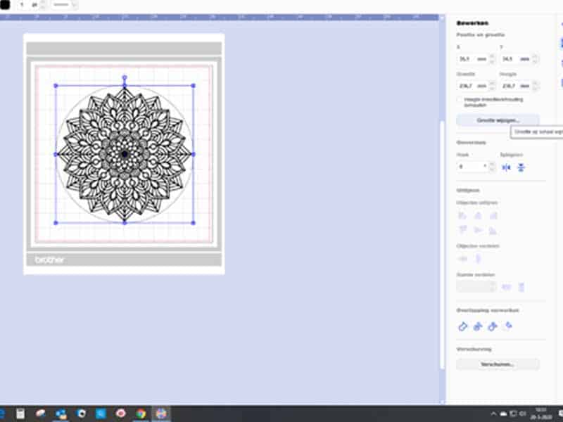 Een originele raamdecoratie maken met een mandala.