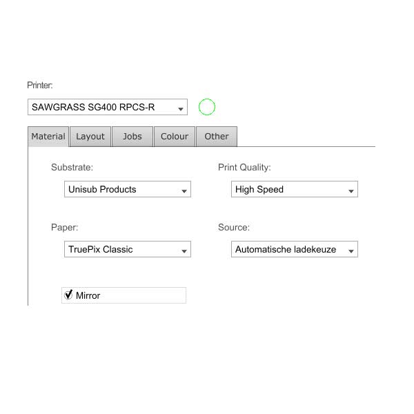 Eigen foto op mok maken met Sublimatie en Scal5