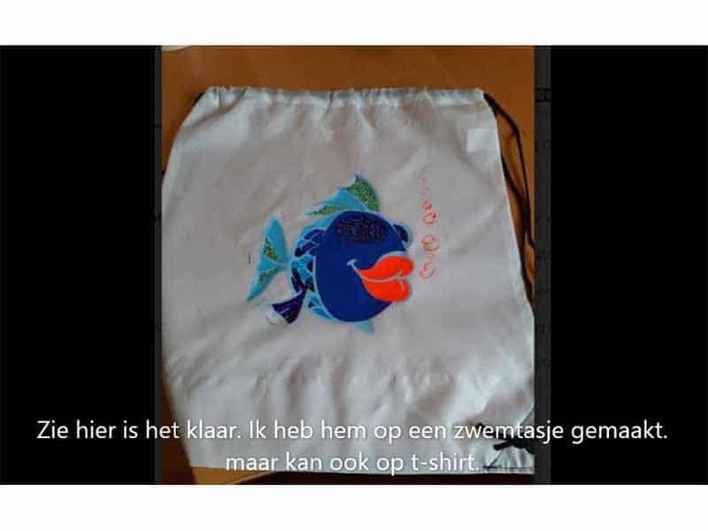 Multicolour kleding bedrukken: Vis