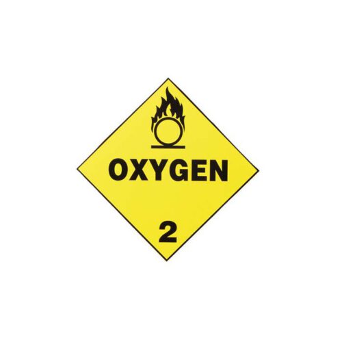 Permanente printbare stickerfolie fluor geel