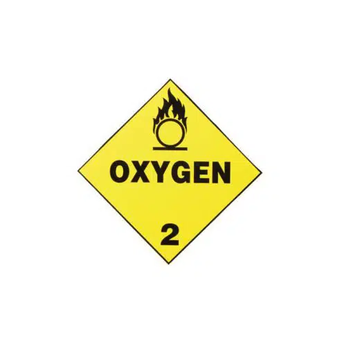 Permanente printbare stickerfolie fluor geel