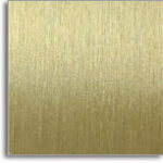 Geborsteld Goud aluminium plaat Calortrans