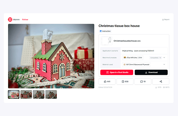 Atomm voor kant en klare templates