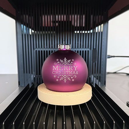 kertsbal graveren met lasermachine