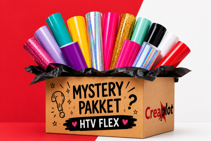 plottervinyl, vinylrollen, sign-vinyl, zelfklevend vinyl, mystery box, mystery pakket, Mystery Box – 25 kleuren